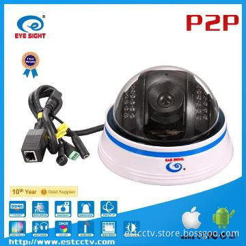Hot P2P Megapixel Dome IP Camera